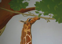 Wall Art by Allyson, Giraffe, wild animal mural, mural, hand painted mural,wall art